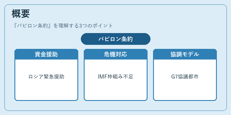 概要（バビロン条約）の図解