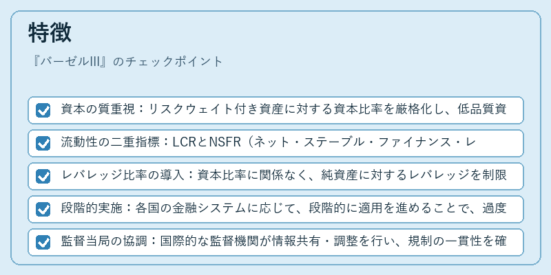 特徴（バーゼルIII）の図解