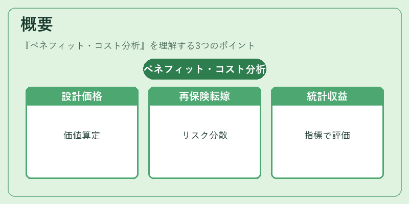 概要（ベネフィット・コスト分析）の図解