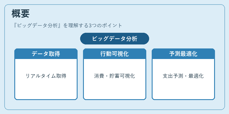 概要（ビッグデータ分析）の図解