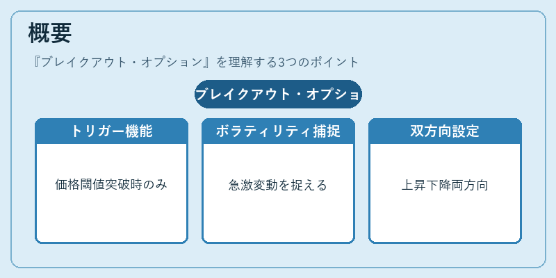 概要（ブレイクアウト・オプション）の図解
