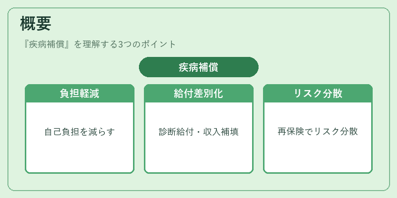 概要（疾病補償）の図解