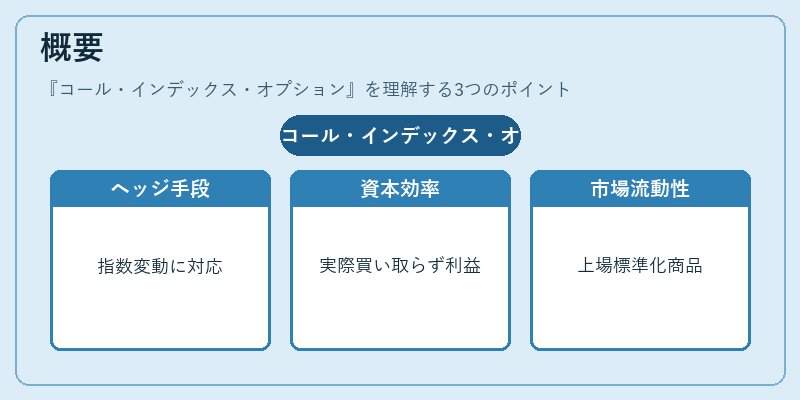 概要（コール・インデックス・オプション）の図解