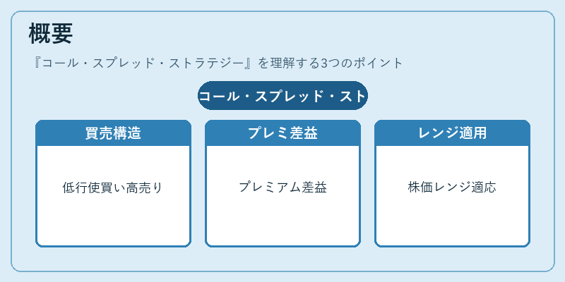概要（コール・スプレッド・ストラテジー）の図解