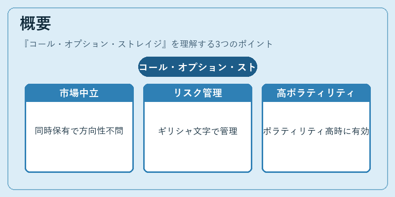 概要（コール・オプション・ストレイジ）の図解
