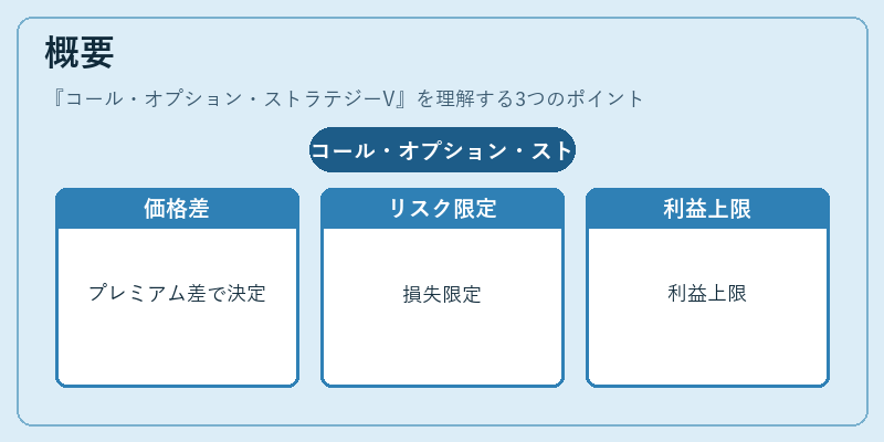 概要（コール・オプション・ストラテジーV）の図解
