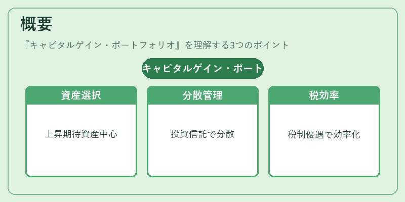 概要（キャピタルゲイン・ポートフォリオ）の図解