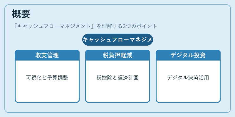 概要（キャッシュフローマネジメント）の図解