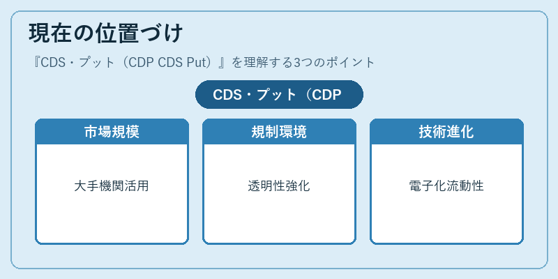 現在の位置づけ（CDS・プット（CDP CDS Put））の図解