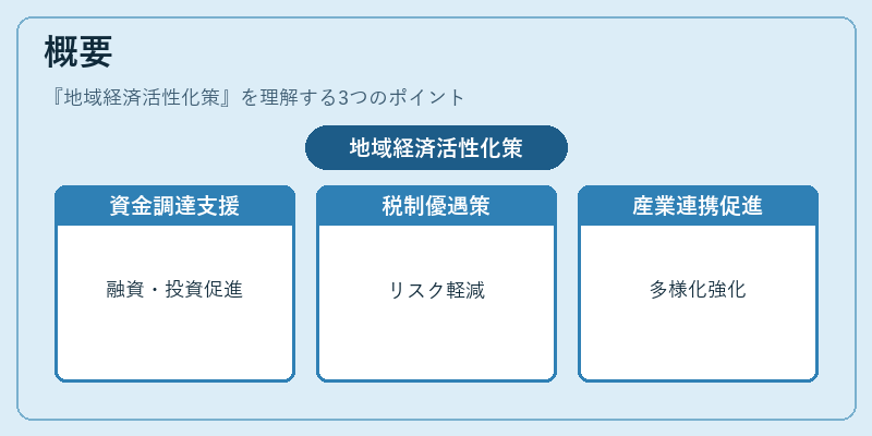 概要（地域経済活性化策）の図解