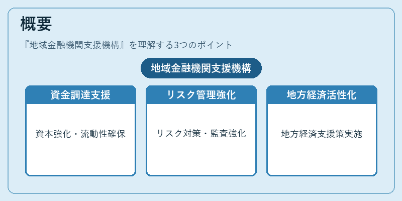 概要（地域金融機関支援機構）の図解