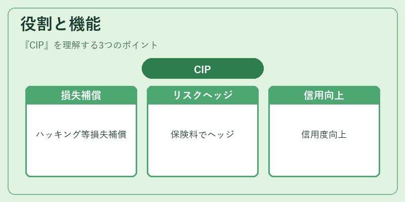 役割と機能（CIP）の図解