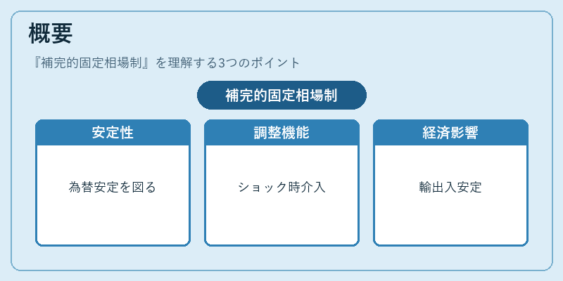概要（補完的固定相場制）の図解