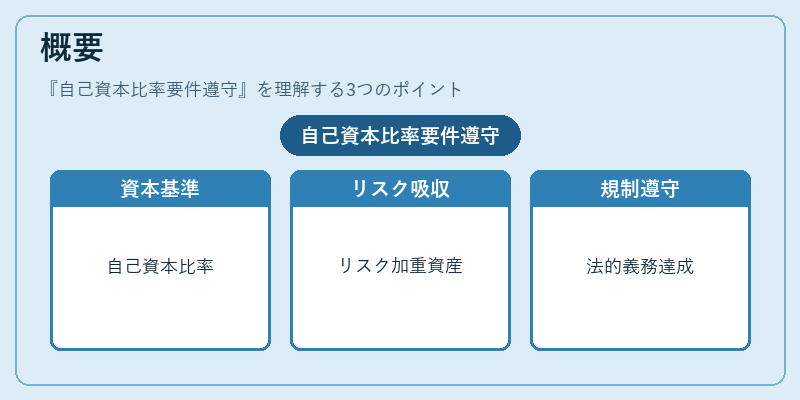 概要（自己資本比率要件遵守）の図解
