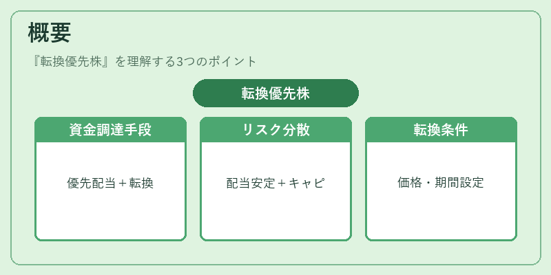 概要（転換優先株）の図解