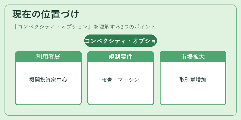 現在の位置づけ（コンベクシティ・オプション）の図解