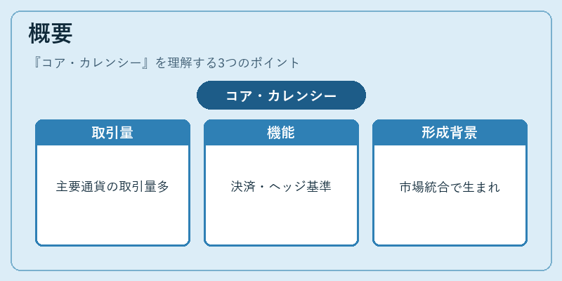 概要（コア・カレンシー）の図解