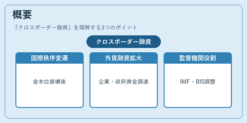 概要（クロスボーダー融資）の図解