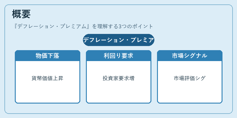 概要（デフレーション・プレミアム）の図解