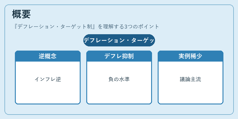 概要(デフレーション・ターゲット制)の図解