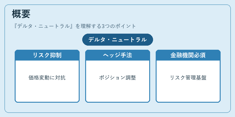 概要（デルタ・ニュートラル）の図解
