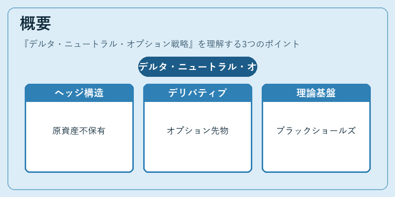 概要（デルタ・ニュートラル・オプション戦略）の図解