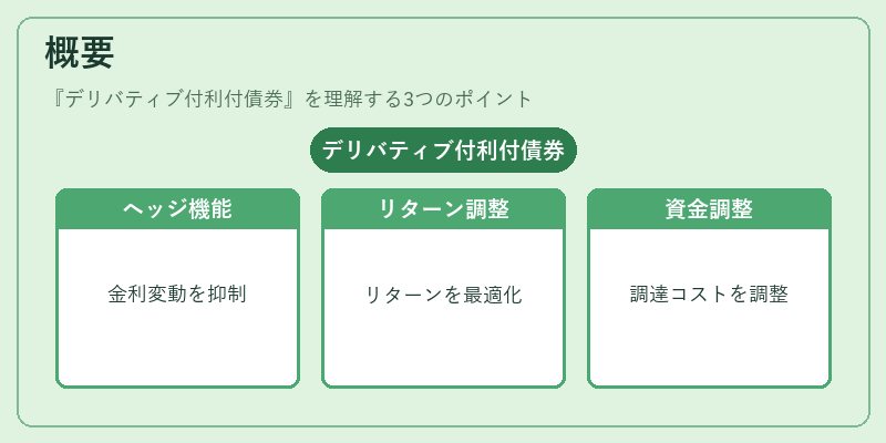 概要（デリバティブ付利付債券）の図解
