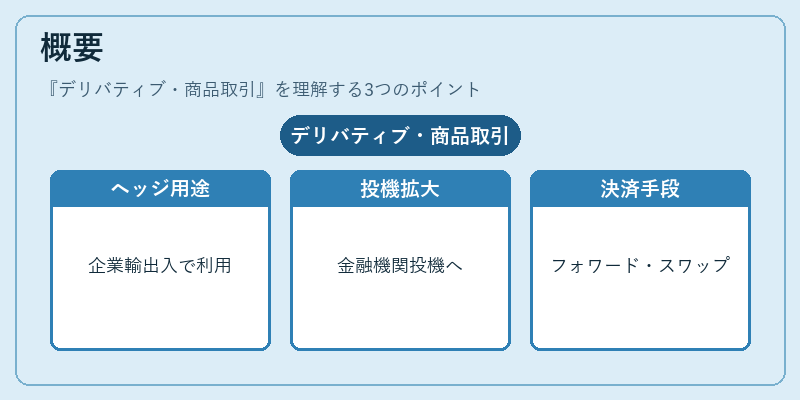 概要（デリバティブ・商品取引）の図解