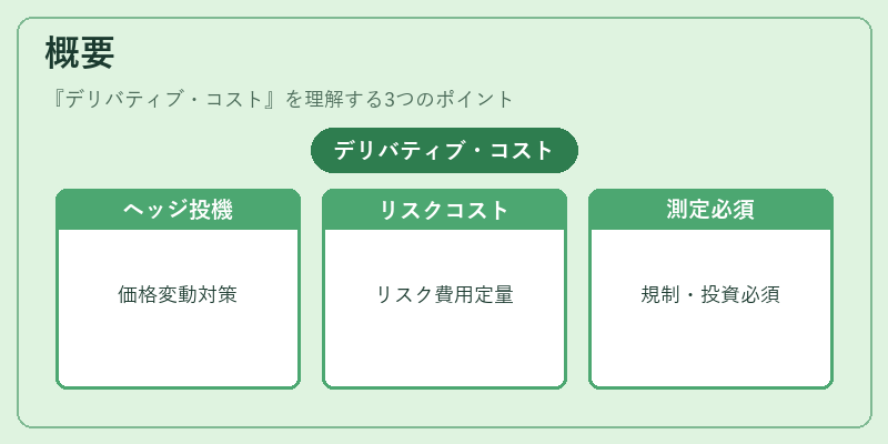 概要（デリバティブ・コスト）の図解
