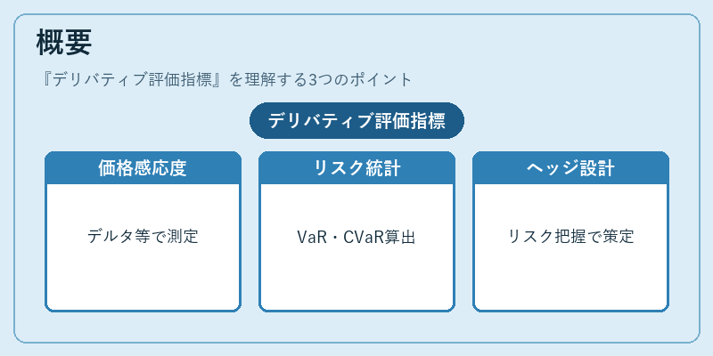 概要（デリバティブ評価指標）の図解