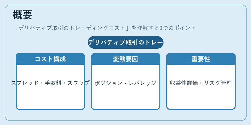 概要（デリバティブ取引のトレーディングコスト）の図解
