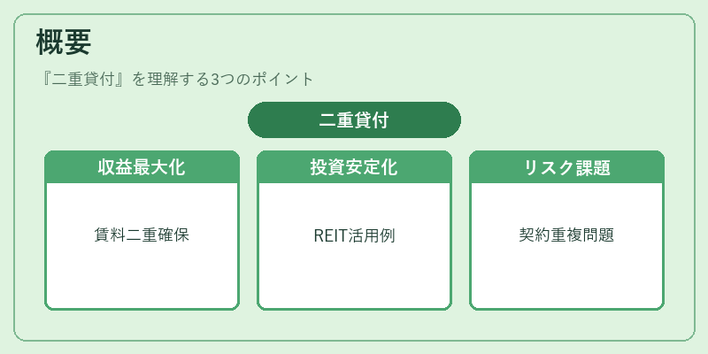 概要（二重貸付）の図解