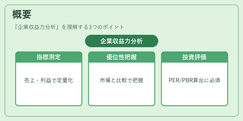 概要(企業収益力分析)の図解