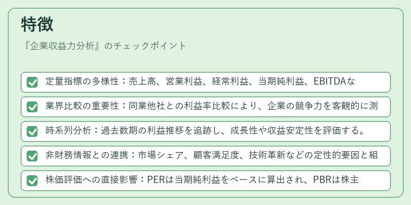 特徴(企業収益力分析)の図解