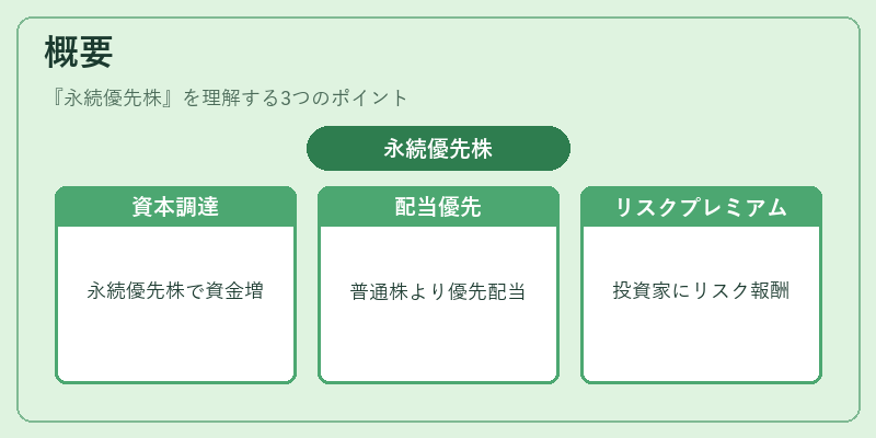 概要（永続優先株）の図解