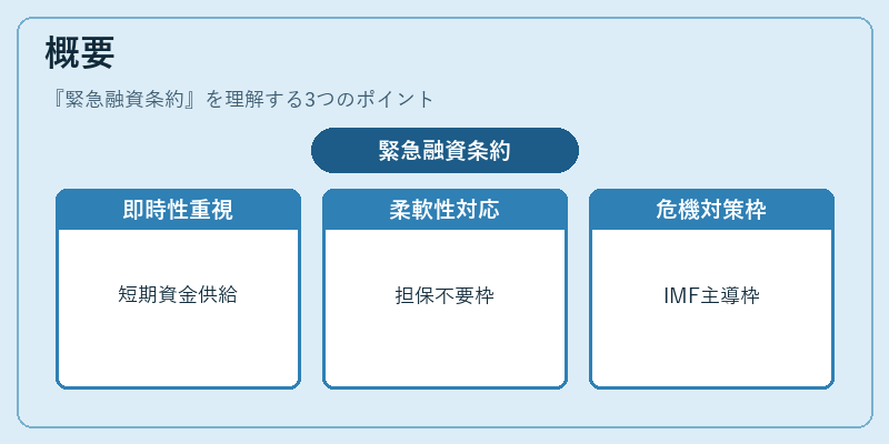 概要（緊急融資条約）の図解