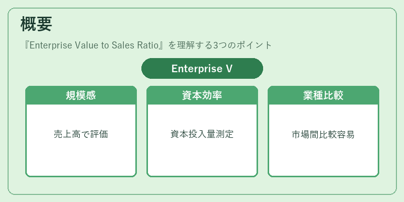 概要(Enterprise Value to Sales Ratio)の図解