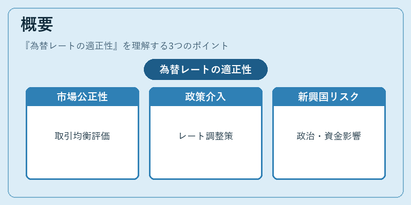 概要(為替レートの適正性)の図解