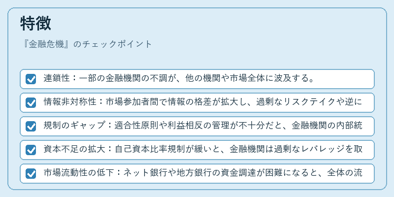特徴（金融危機）の図解