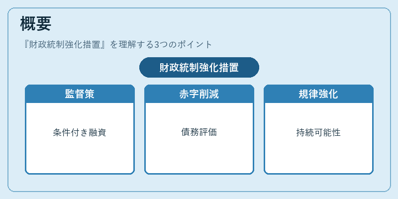 概要（財政統制強化措置）の図解