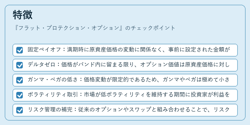 特徴(フラット・プロテクション・オプション)の図解
