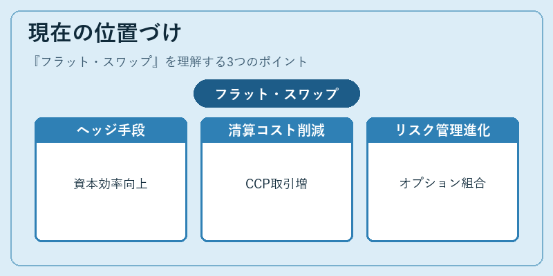 現在の位置づけ（フラット・スワップ）の図解