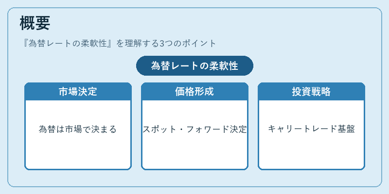 概要（為替レートの柔軟性）の図解