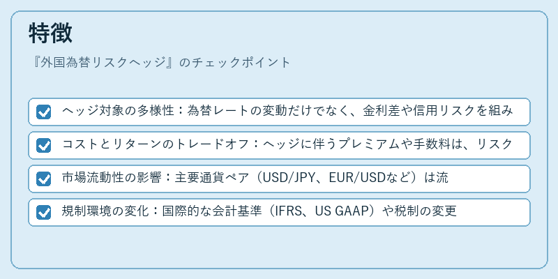 特徴（外国為替リスクヘッジ）の図解