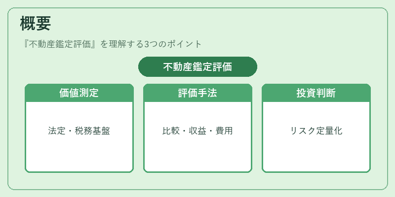 概要（不動産鑑定評価）の図解