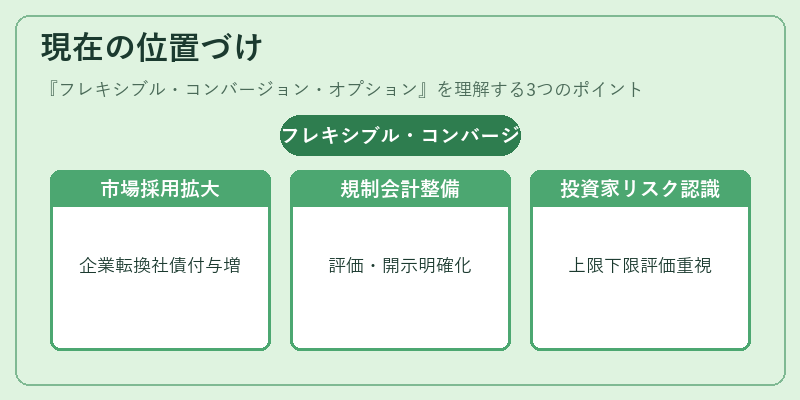 現在の位置づけ(フレキシブル・コンバージョン・オプション)の図解