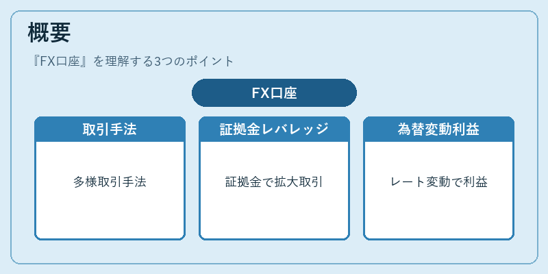 概要（FX口座）の図解