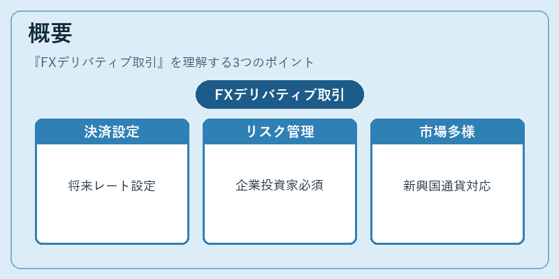 概要（FXデリバティブ取引）の図解