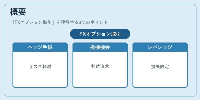 概要(FXオプション取引)の図解