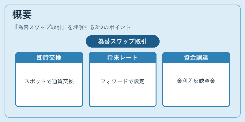 概要（為替スワップ取引）の図解